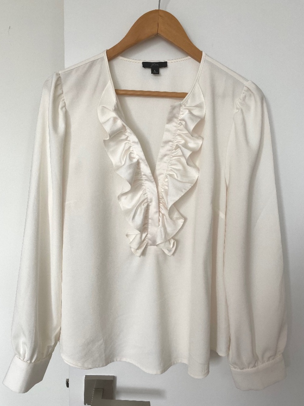 J. Crew Blouse with Ruffle